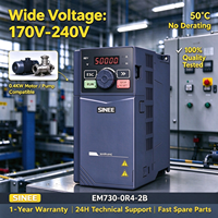 SINEE EM730-0R4-2B 0.4KW 220V VFD Fasa Tunggal Penggerak Frekuensi Variabel untuk Pompa Air Kipas Konveyor Motor Kecil CE OEM