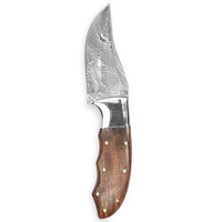 Couteau de chasse et de camping traditionnel en acier Damas, outil de chasse artisanal en Damas, couteaux à dépecer