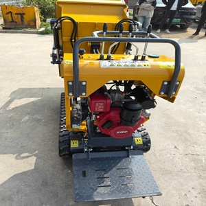 Mini-dumper hydraulique en gros d'usine, capacité de charge 500-800 kg, alimenté à l'essence, pour la construction et l'agriculture, avec pompe à moteur intégrée - Product Image 3