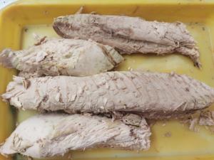 Nouveau traitement de haute qualité Thunnus Alalunga congelé longe de <span class=keywords><strong>thon</strong></span> germon précuit congelé pour la mise en conserve - Product Image 3