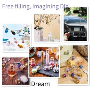 Botellas de Poción Mágica Felix Felicis |   Frascos de Vidrio Transparente con Tapón de Corcho de 5 mm para Perfume, Flores Secas y Abalorios para Joyería DIY - Product Image 6