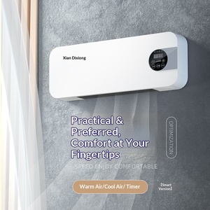 Ventilador de Pared con Calefacción y Refrigeración, <span class=keywords><strong>Aire</strong></span> <span class=keywords><strong>Acondicionado</strong></span> <span class=keywords><strong>Portátil</strong></span> Pequeño para el Hogar, Control Remoto, Doble Uso, Pantalla LCD, 1500W - Product Image 3