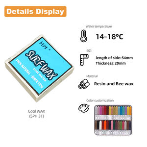 Peigne de cire de <span class=keywords><strong>surf</strong></span> biodégradable collant écologique personnalisé OEM Chine Vente en gros Boîte de planche naturelle biologique pour le <span class=keywords><strong>surf</strong></span> des eaux de l'océan - Product Image 1