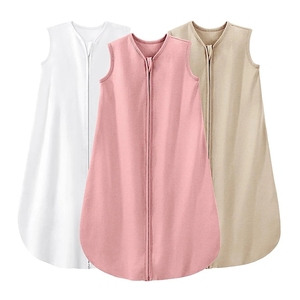 Bán buôn Toddler trẻ em xuống ngủ Túi tre dây kéo dệt kim túi ngủ trẻ sơ sinh - Product Image 5