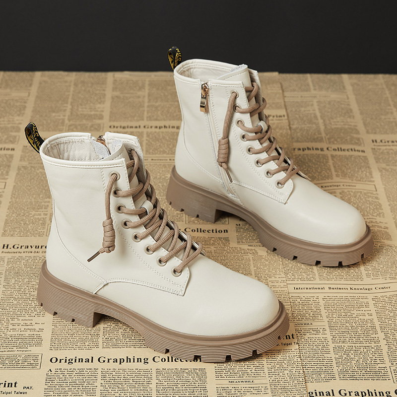 Blancas de Botas y botines Plataforma para Mujer en color blanco |  FASHIOLA.mx