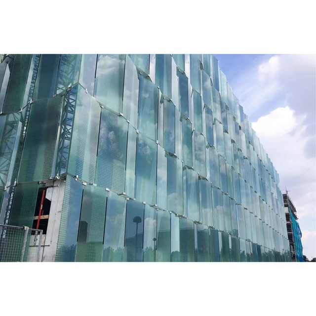 Architectural Tempered Laminated Glass for Exterior Wall Decoration Safety Building Glass for Outdoor Industrial & Kitchen Usage