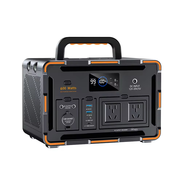 600W Large Capacity Portable Power Station Lithium Battery Generator,110V AC & USB-C Output Ports for Outdoor Camping&Travel Use