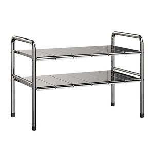 Organizzatore Espandibile Sottolavello in Acciaio Inox Multifunzionale per Armadietti da Cucina, Vendita Diretta dalla Fabbrica - Product Image 5