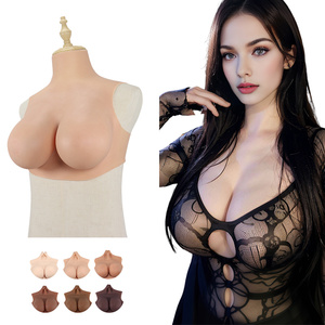 OEM/ODM Copa <span class=keywords><strong>Z</strong></span> sin pezones, senos postizos masculinos de camuflaje para cosplay, simulación artificial, senos de una pieza súper grandes de seda. - Product Image 1