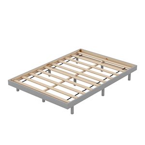 Modern Design <b>Grey</b> Color Full Floating Platform Bed <b>Frame</b> - Product Image 5