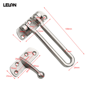 Loquet de sécurité antivol en alliage de zinc pour <span class=keywords><strong>porte</strong></span> d'entrée d'hôtel et de maison, à vendre directement d'usine - Product Image 2