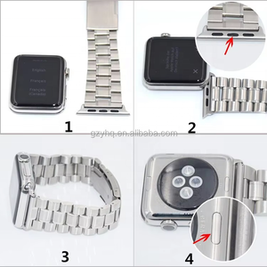 Cinturino in Metallo Acciaio Inossidabile 316L con Anse di Collegamento per <span class=keywords><strong>Apple</strong></span> <span class=keywords><strong>Watch</strong></span> Serie 8 7 6 <span class=keywords><strong>SE</strong></span> 5 4 3 2 Fibbia per Cinturino - Product Image 4