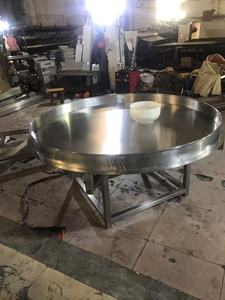 Table de travail motorisée rotative de 1,0 m, 1,2 m, 1,5 m pour l'accumulation et le ramassage des paquets, idéale pour la fin de ligne d'emballage - Product Image 4