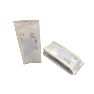 Sac d'emballage <span class=keywords><strong>de</strong></span> serviettes en coton retirables personnalisées sac d'extraction <span class=keywords><strong>de</strong></span> serviettes en coton jetables en plastique avec ligne facile à déchirer - Product Image 4