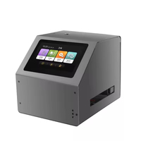 Machine d'impression de date d'expiration facile à utiliser pour boîtes de conserve, bouchons de bouteilles, emballage de codes à barres, imprimante à jet d'encre statique portable de bureau