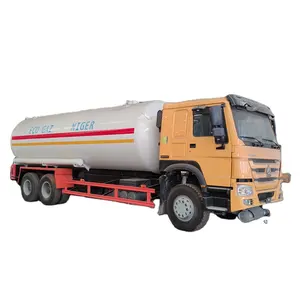 15Tons LPG transport bowser HOWO 6*4 LPG road tanker with dispenser