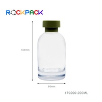 Diffuseur de parfum en verre pour la maison, 200 ml, bouteilles d'aromathérapie avec couvercle en plastique