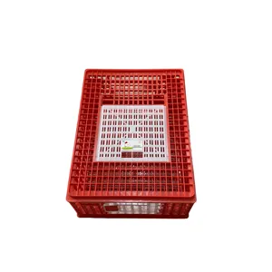 LMC 02 Poultry Equipments Plastic Poultry Carrier Transport Crate 3 Doors Chicken Transport Cage