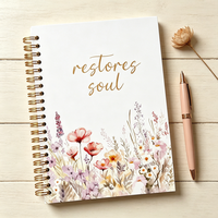 Carnet à spirale A4 durable, ligné, format personnalisé, logo imprimé, papier recyclé 100 g/m², agenda personnalisé pour étudiants et salles de classe