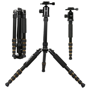 Trépied en alliage d'aluminium de mode professionnelle avec rotule panoramique 360 support de caméra étanche léger pour la <span class=keywords><strong>randonnée</strong></span> et la chasse - Product Image 1