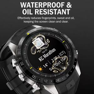 Protection d'écran hydrogel prédécoupée pour montre connectée <span class=keywords><strong>Garmin</strong></span> Active 6, TPU auto-réparant, couverture intégrale, vente en gros OEM - Product Image 4