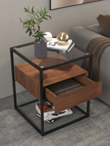 Tie yi-mesita de noche pequeña, cabeza de cama, dormitorio moderno, tienda en miniatura, contenido, compra sencilla - Product Image 5