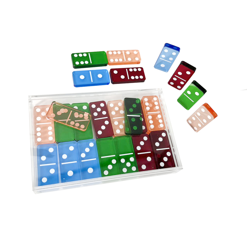 Modern Clear Colorful 28 Pieces Building
