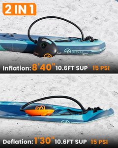 Pompe électrique rechargeable 88,8 Wh avec 3 modes intelligents, gonfle <span class=keywords><strong>4</strong></span> planches à pagaie d'suite pour kayak gonflable - Product Image 4
