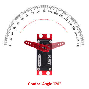 Servo sin Escobillas KST X20-3012 HV DC6.0V-8.4V 35Kgf.cm 0.11seg Potenciómetro de Aleación de Aluminio para Aviones y Jets RC Acrobáticos - Product Image 6