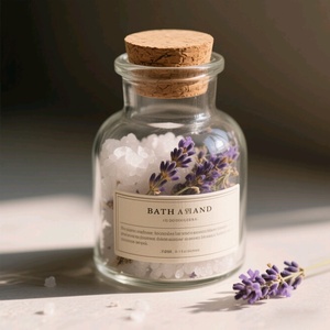 Hot Sale SPA Natural Orgânico Rosa Mar Cristal Soak Lavanda Relaxante Açafrão Sal Esfoliante Whitening SkinCare Banho Sal - Product Image 3