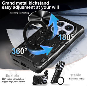 Étui pour Xiaomi <span class=keywords><strong>Redmi</strong></span> A7 <span class=keywords><strong>Pro</strong></span> avec protection magnétique coulissante pour l'appareil photo, anneau de protection, support 360°, <span class=keywords><strong>coque</strong></span> pour Poco X8 <span class=keywords><strong>Pro</strong></span> Max <span class=keywords><strong>5G</strong></span>, Funda RM Turbo 5 MAX <span class=keywords><strong>5G</strong></span> - Product Image 3