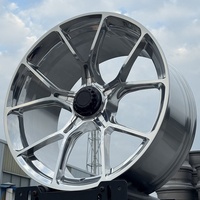 Jantes en alliage forgé concave profondes personnalisées de 19 20 21 22 23 24 pouces, verrouillage central, polies, monobloc, pour voitures de course BMW M5