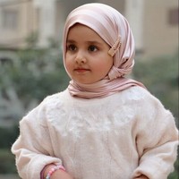 Foulard pour enfants en polyester chiffon léger et respirant à rayures écossaises, idéal pour le quotidien – Grande Vente A1