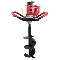 Machines à creuser des trous pour planter des arbres, perceuse à terre, perceuse à essence à 2 temps, 68cc, tarière