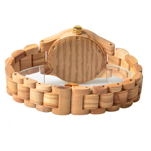 Montre de luxe automatique avec étiquette privée personnalisée, en bois, pour hommes, livraison directe en ligne - Product Image 3
