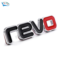 Logo de voiture en plastique ABS noir brillant personnalisé de pièces d'auto autocollant 3D autocollant plaque signalétique insigne d'emblème de voiture pour Hilux Revo