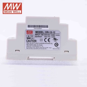 Fuente De Alimentación Original MEAN WELL DR-15-24 De Salida Única Ajustvel 15W 24V Fuente De Alimentación Conmutada De Carril <span class=keywords><strong>DIN</strong></span> Industrial - Product Image 5