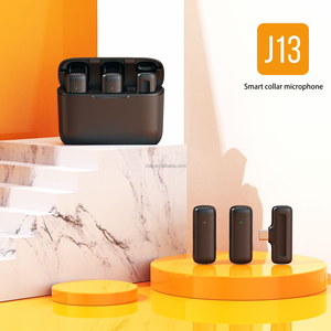 Clavax J11 J13 Không Dây Lavalier <span class=keywords><strong>Microphone</strong></span> Ve Áo Clip <span class=keywords><strong>Microphone</strong></span> Cho <span class=keywords><strong>Android</strong></span> & Cho Apple Sạc Trường Hợp Bao Gồm - Product Image 3