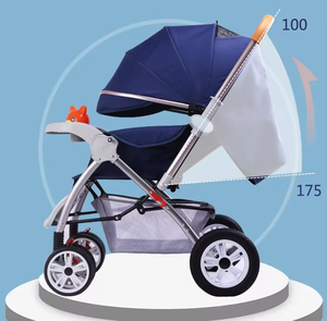 Cochecito Plegable <span class=keywords><strong>de</strong></span> Alta Calidad para Bebés, Precio <span class=keywords><strong>de</strong></span> Mayoreo, Fabricado en Aleación, Andador Infantil con Cuatro Ruedas para Niños <span class=keywords><strong>de</strong></span> 3 Años - Product Image 3