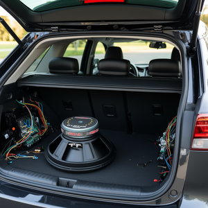 Subwoofer de voiture 5 cœurs 12 pouces 400W RMS 4 Ohm à bobine simple pour basses profondes, remplacement audio pour système sonore de véhicule - Product Image 2