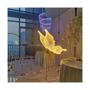 हॉट सेलिंग रोड लीड इलेक्ट्रॉनिक तितलियों ने शादी के वॉक-वे सजावट के लिए प्रकाश तितली का नेतृत्व किया
