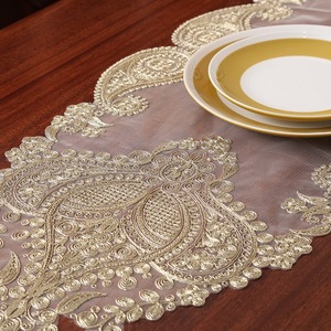 Set di <span class=keywords><strong>Runner</strong></span> e Tovagliette da Tavola Autunnali, <span class=keywords><strong>Runner</strong></span> Boho Decorativo e Sottopentola da Cucina, <span class=keywords><strong>Runner</strong></span> da Tavola Argentati - Product Image 6