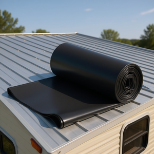 Sous-couche de toiture en caoutchouc EPDM, rouleau de 10 x 15 pieds, résistant aux intempéries, pour camping-cars - Product Image 2