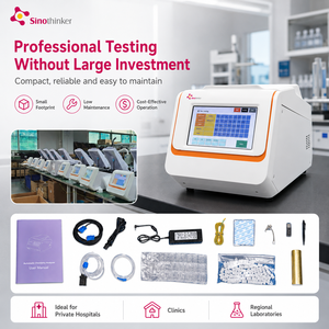 Analizador Químico Automático con Pantalla Táctil Clínica, 120 Pruebas, SK6100, Máquina de Análisis de Sangre <span class=keywords><strong>Veterinaria</strong></span> de Fábrica - Product Image 4