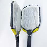 Raquette de pickleball portable Ledao Rough Surface Pro Series en fibre de carbone thermoformée pour fibre de carbone T700, épaisseur 16 mm