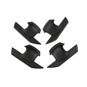 Nouveaux autocollants de protection pour poignée de porte extérieure de voiture en ABS, accessoires automobiles noirs pour LC250 - Product Image 1