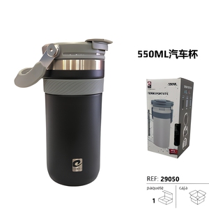 Borraccia Termica Portatile Termpo in Acciaio Inossidabile 550ml, Isolamento Termico 12-24 Ore, Design Minimalista, Sicura per Acqua Bollente, Ideale per Viaggi - Product Image 2