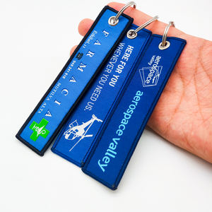 RETIRER AVANT Broderie Porte-clés Aviation Porte-clés Vol Porte-clés Fourniture - Product Image 4