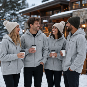 Sudadera con Capucha Personalizada de Forro Polar 360gsm con Bolsillo Canguro, Uniforme de Invierno para Team Building, Logotipo Personalizado Bordado, Fabricante OEM ODM - Product Image 3