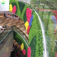 Mur végétal artificiel en buis, panneaux en plastique, tapis synthétiques pour la décoration murale de la maison, des mariages, des fêtes et des jardins